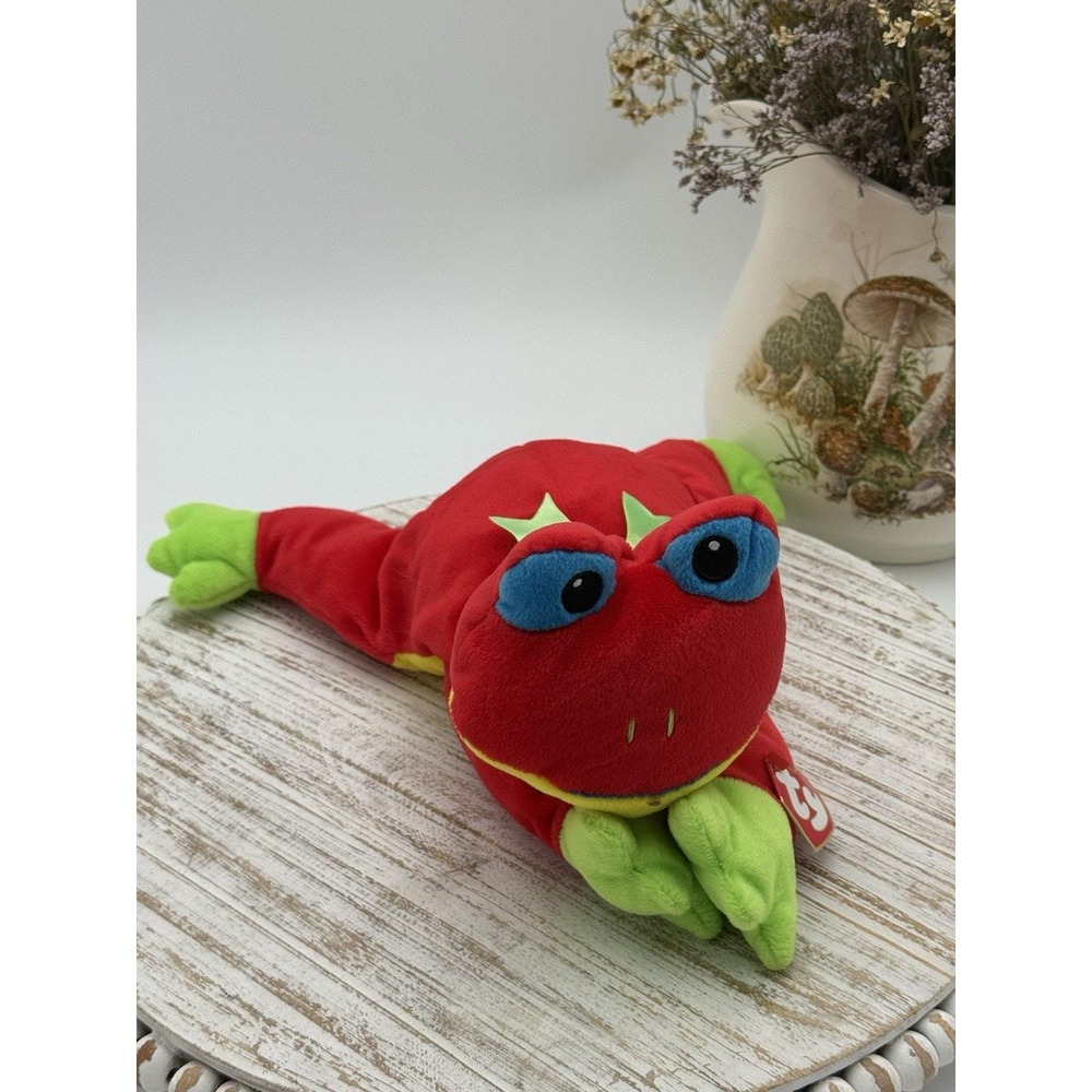 Ty Beanie‎ Babies Ribbit the Frog Mint Condition, The Pillow Pals Collection